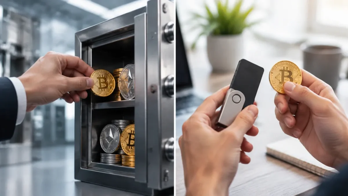 Wallet crypto custodial vs non-custodial: diferențe, riscuri și cum alegi